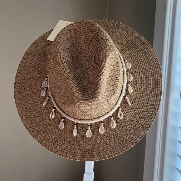 Cowrie Shell Panama Hat BRAND NEW - Picture 13 of 13